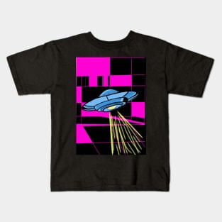 Ufo illustration Kids T-Shirt